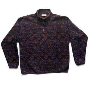 Vintage Columbia Sportswear Company Aztec Pattern Half-Zip Fleece Pullover